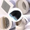Dryer Vent Exhaust Hose 7in Flexible Leakage Proof Dryer Vent Hose Easy To Install Noise Reduction for Drying Rooms Grow Tents