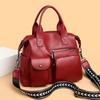 Luxury Shopping Handbags Female Shoulder Bags Designer PU Leather Crossbody Bags for Women Large Capacity Messenger Bag