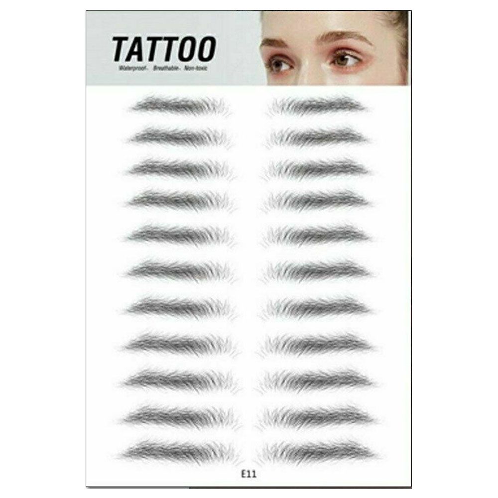 Makeup Waterproof Lasting False Eyebrows 4D Hair-like Eyebrow Eyebrow Tattoo Sticker Authentic