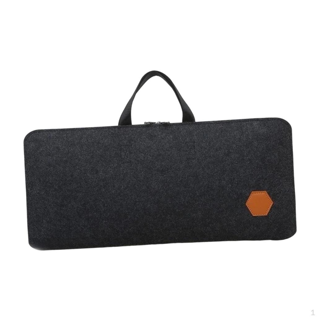 Чехол для ПК-клавиатуры Войлочная сумка для хранения Пылезащитный Мобильный офис Портативный Ударопрочный Универсальный