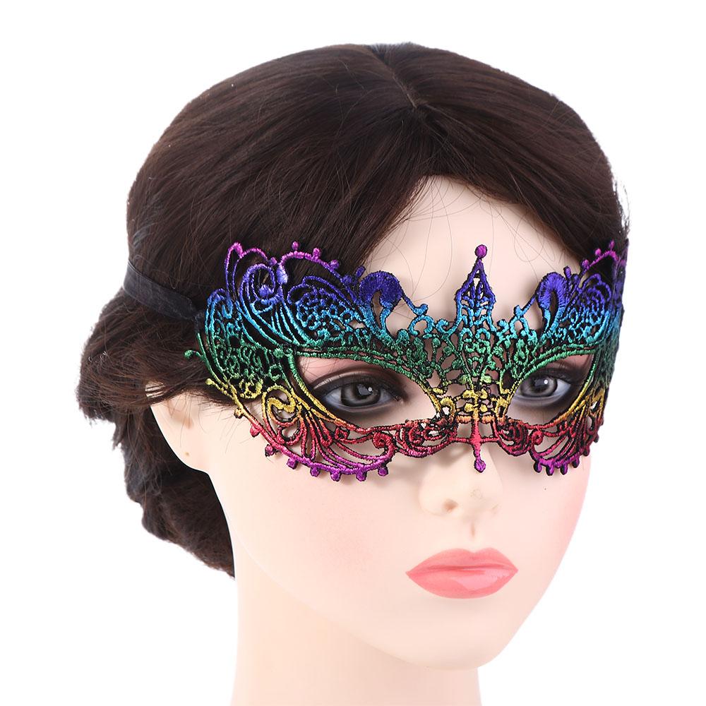 Face Mask Carnival Halloween Supply Venice Mask Masquerade Lace Mask Dance Masks Party Supplies