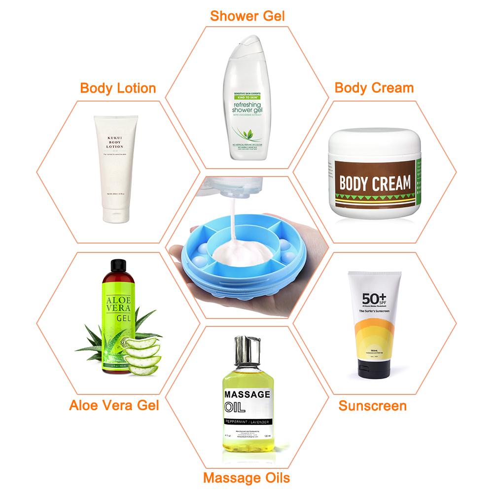 Массажная щетка для душа, щетка для ванны, спа-массаж, длинная ручка, инструмент для ванной комнаты