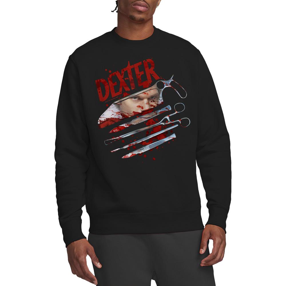 Dexter Unisex Adult Blood Never Lies 2 Sweatshirt