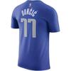 Men's Nike Dallas Mavericks Doncic No. 77 Casual Sports Breathable Round Neck Short Sleeve Blue T-Shirt CV8515-482