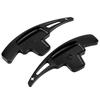 Aluminum Car Steering Wheel Shift Paddles Extensions Fit For Mercedes Benz A B E R Class(Black)