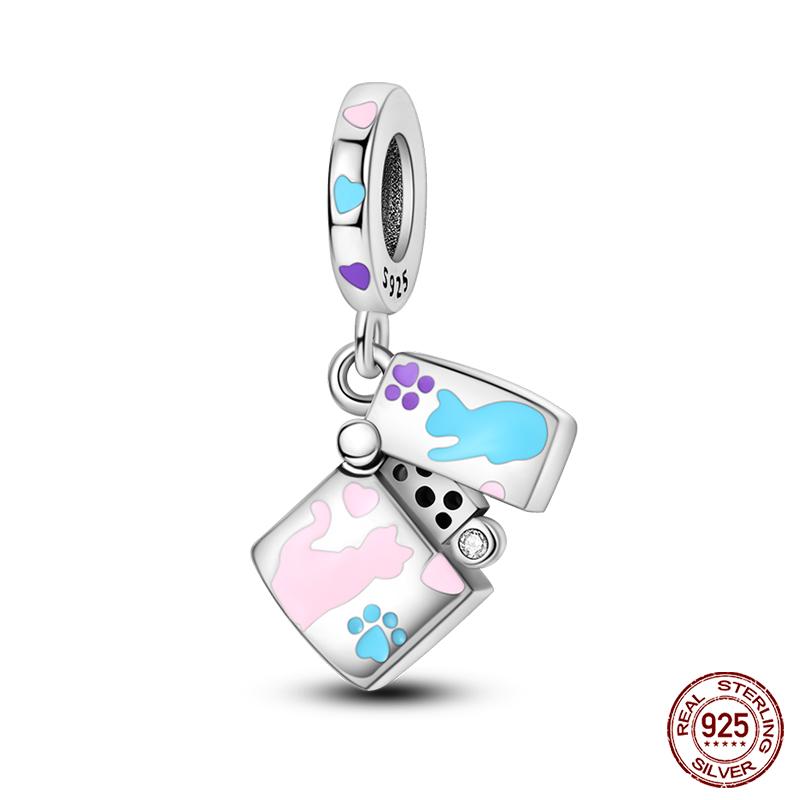 100% Медные Подвески Любовь и Мир Любовники Воздушный шар Сова Шармы Бусины Подходят для Оригинальных Браслетов Qikaola Изысканные DIY Ювелирные Изделия