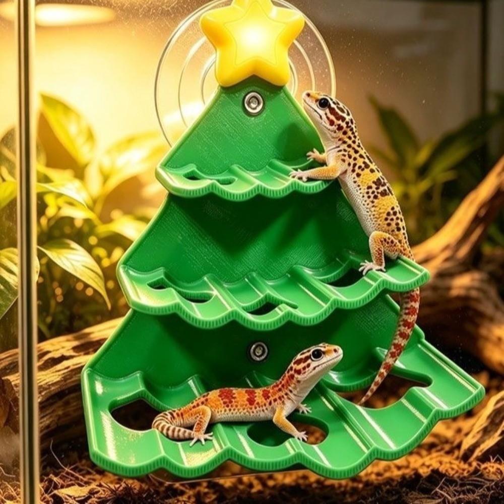 Simulation Leaves Reptile Christmas Tree Climbing Frame Snake Climbing Rest Stand Gecko Habitat