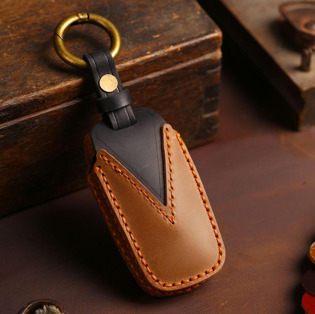 Чехол для ключа Changan CS75: Кожаная защитная сумка для моделей DT/XT/CS55/CS35 Plus/CS85