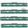 Зеленый Max N gauge JNR JR 103 series low luck window refrigerated car изумрудно-зеленый Базовый комплект кузова A 18017 Железнодорожная модель поезда / неединичный / / 4-вагонный