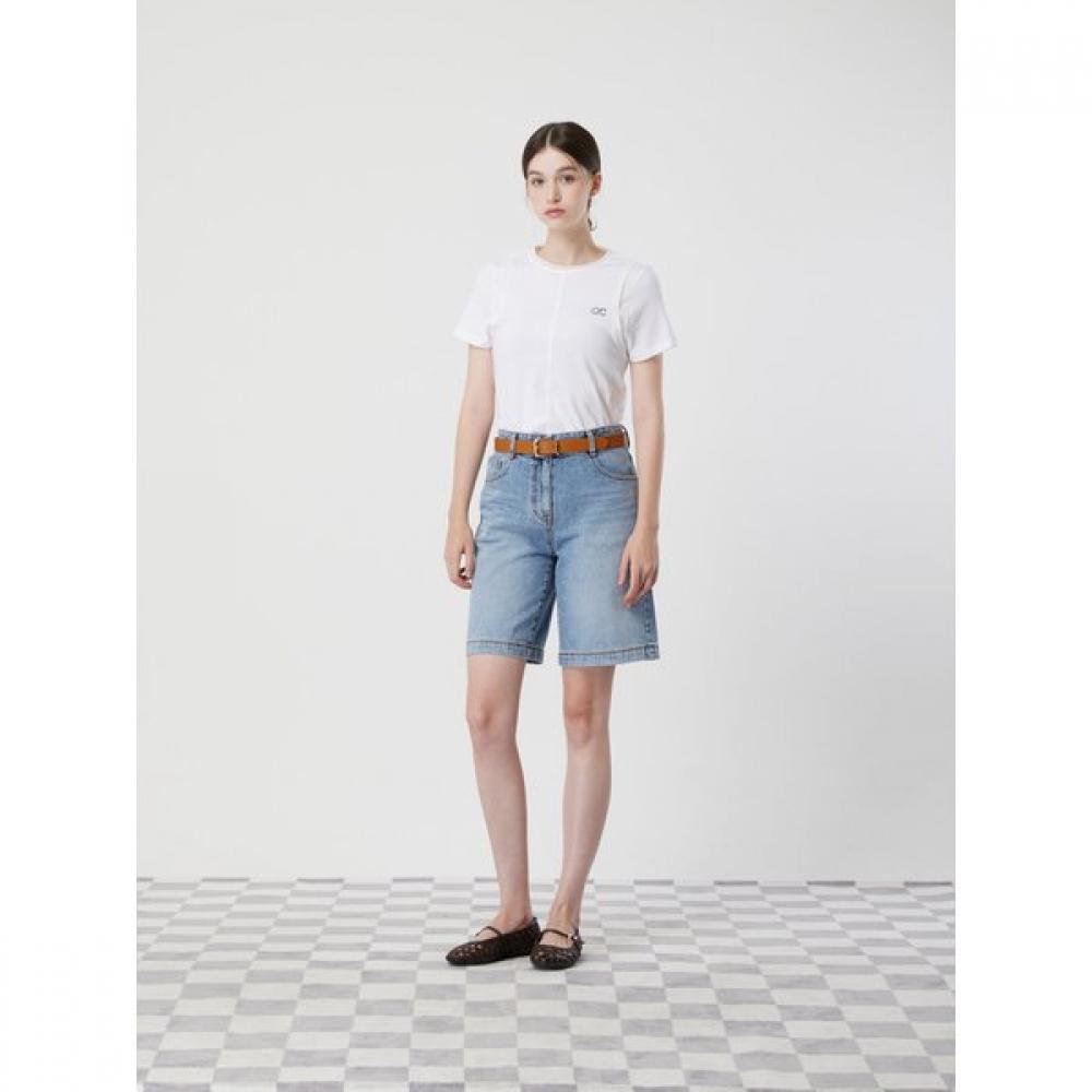 Cc CollecT. Sheer Color Block Half Sleeve T shirT C252psm054