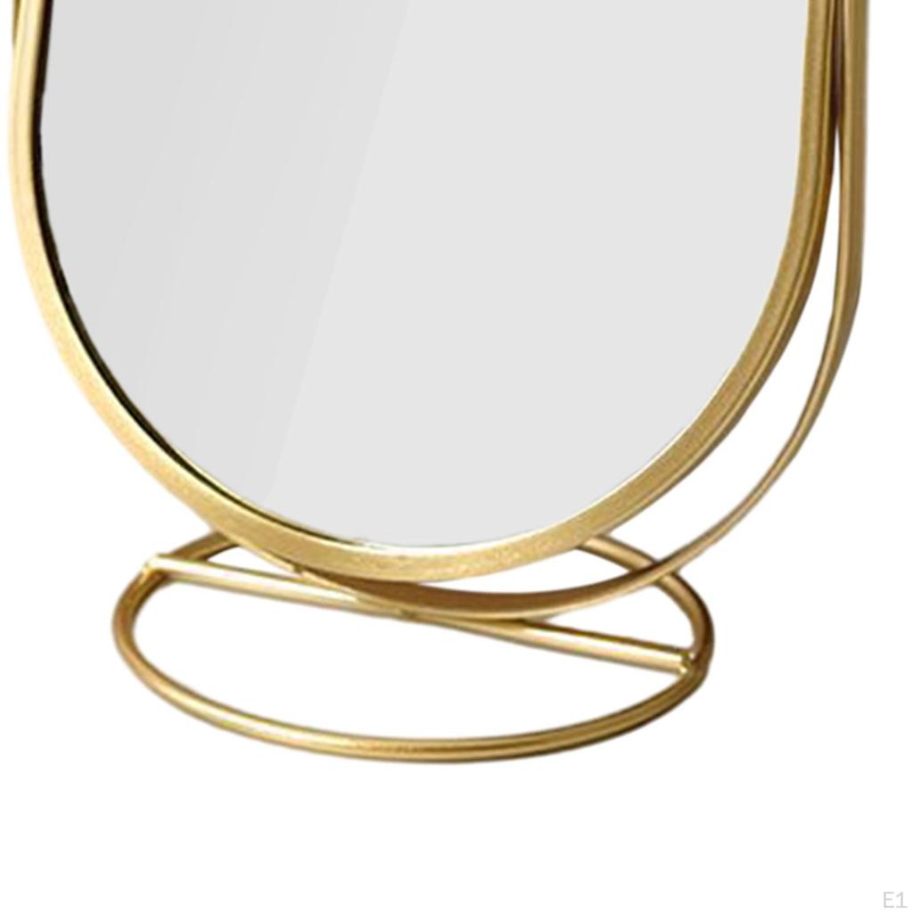 Desktop Stand Mirror Minimalist Standing Makeup for Bedroom