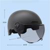 Bicycle Safety Helmet Men's and Women's Adult Children Cartoon Electric Bicycle Motorcycle Half Helmet with Goggles