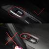 Для Nissan X-Trail XTrail T32 Rogue 2014-аксессуары из углеродного волокна, подлокотник для внутренней двери, оконное стекло, крышка кнопки подъема