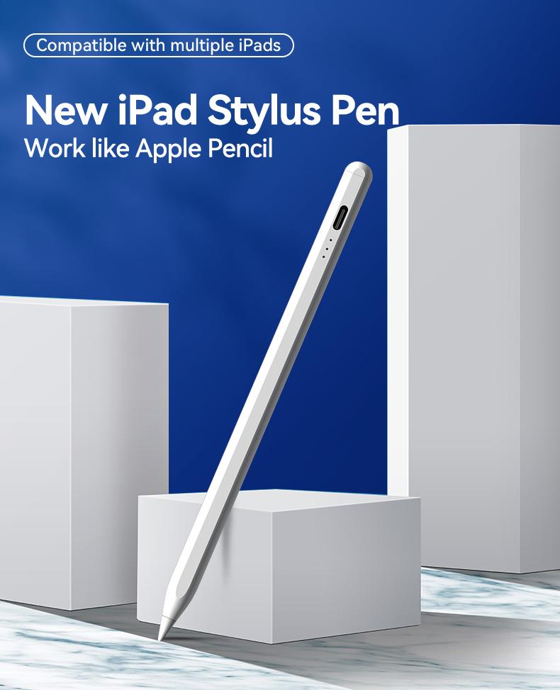 Stylus Pen for Android Phone Apple Pencil Original 2 With Logo 1:1 Ipad Mini Con Soft Tips for Apple Pencil Tip Cover Holder