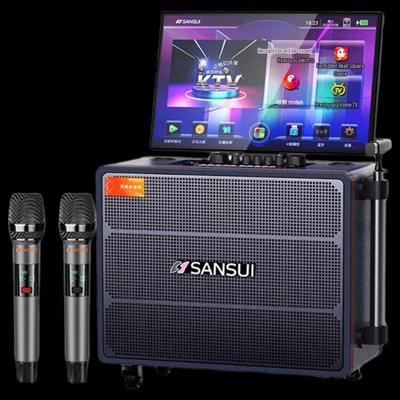 Портативная KTV акустическая система SANSUI с 21-дюймовым экраном
