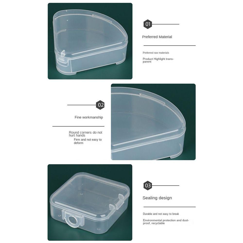 Веер квадратный круглый короб для пудры прозрачный пылезащитный короб для хранения косметики Яйцо коробка для женщин