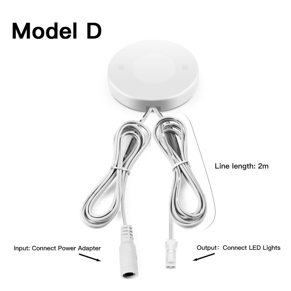 Проникающая деревянная панель 25 мм, беспроводной сенсорный датчик, светодиодный выключатель света, управление 12 В-24 В, 60 Вт, ручное управление, сенсорный диммер с регулируемой яркостью