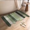 Soft Waxy Color Small Fresh Bathroom Diatom Mud Mat Toilet Absorbent Mat Non-slip Household Toilet Carpet
