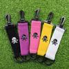 1Pcs Golf Hang Gloves Magic Tape with Carabiner Hook Skull Head Double-sided Small Hanging Can Be Hung On The Ball Bag Or Pants
