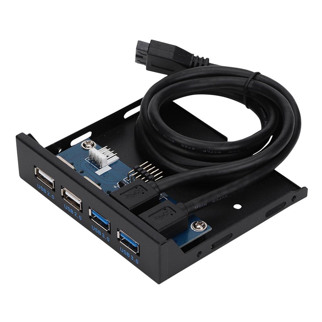 2 Port USB3.0 + 2 Port USB2.0 HUB Expansion Floppy Drive Front Panel