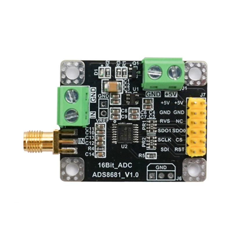 ABNR ADS8681 Analog-To-Digital Converter 16 Bit ADC Data Acquisition Module Sampling Rate 1MSPS Single-Stage And Two-Stage