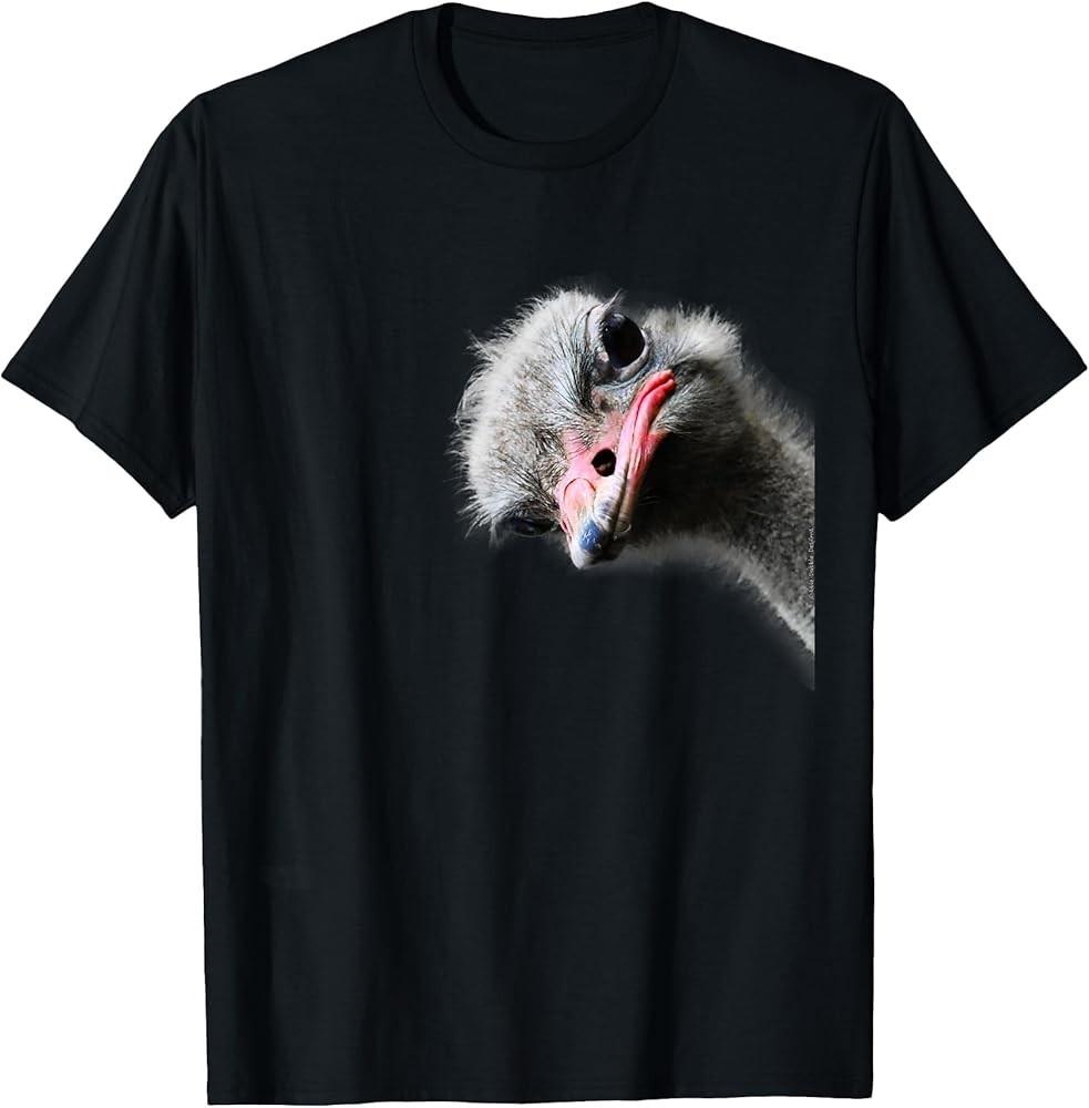 Funny Ostrich Lovers and Emu Lovers T-Shirt, Black