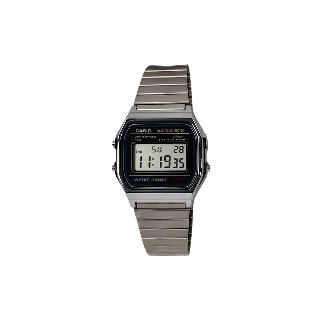 Casio Унисекс ЧАСЫ ДЛЯ ПОДРОСТКОВ Черные A158WA-1(Watch3--)