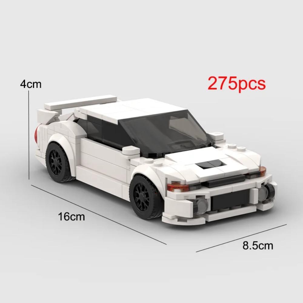 2024 Hot MOC Speed City Car Champion Racer Classic Supercar Building Blocks Brick Racing Super Technique Creative Garage DIY Set