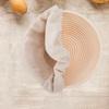 Wicker French Bread Dough Basket with Liner - Sourdough Baker's Tool