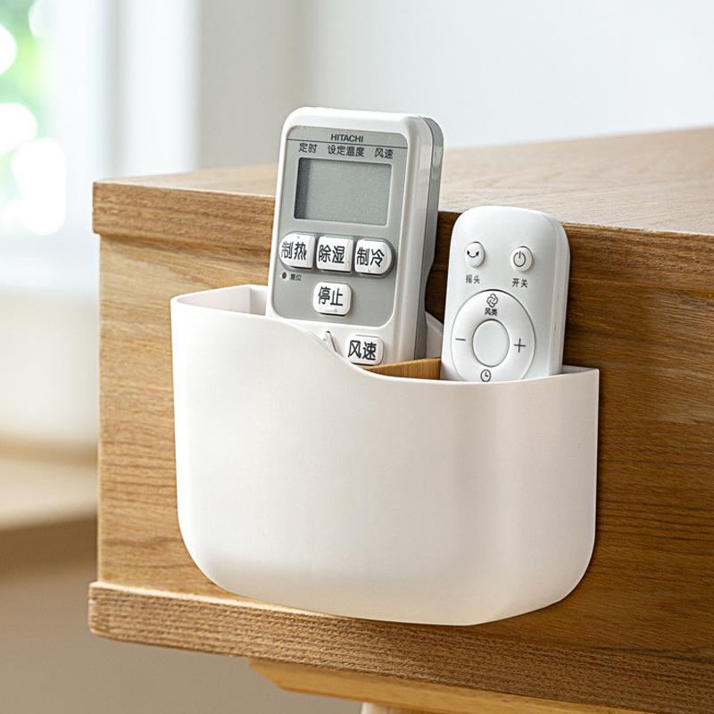 Настенный ящик для хранения вещей, органайзер, 2 сетки, пульт дистанционного управления, чехол для хранения кондиционера, держатель для мобильного телефона, подставка, контейнер