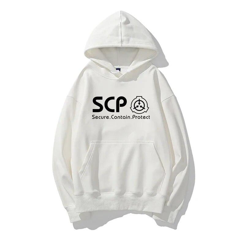 SCP аниме однотонная толстовка модная толстовка с длинными рукавами Высококачественная модная унисекс и женская толстовка повседневный пуловер с капюшоном y2K