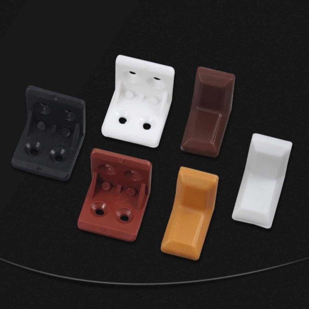 10PCS 90 Degree Right Angle Bracket L-Shaped Joint Bracket Easy To Install Fixing Bracket Home