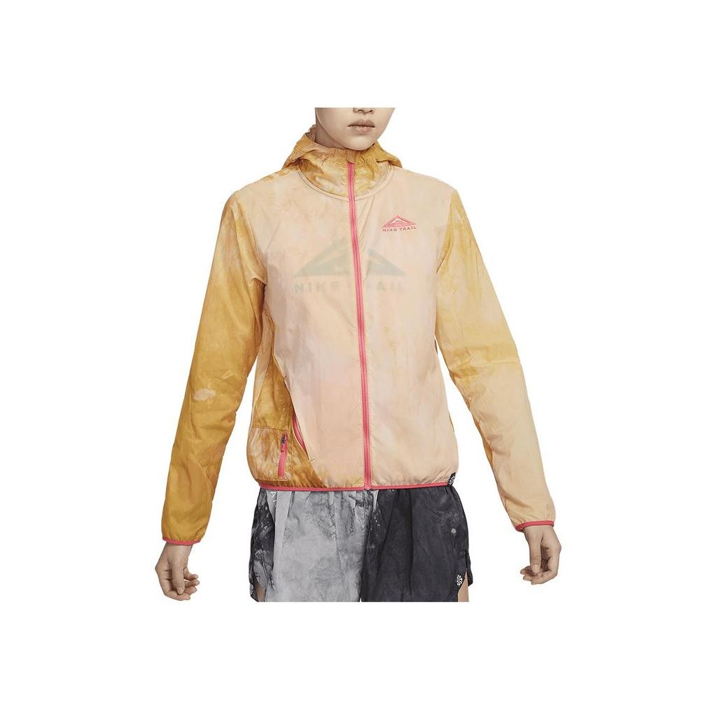Nike Repel Hooded Breathable Comfortable Long Sleeve Jacket Women Jackets Yellow DX1042-611