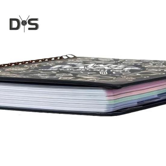 Anti-Planner Notebook Premium White Paper Anti-Bleed Design ADHD-Friendly Daily Organizer with Comics Coloring Pages And Strategies