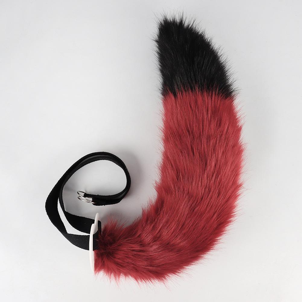 Anime Character Cosplay Handmade Cosplay Animal Ear Animal Set Props Zootopia Nick Fox Ear Headband Fox Tail Accessory