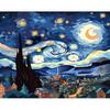 RUOPOTY Painting By Numbers Starry Sky Landscape Canvas Kits Coloring By Number Drawing Landscape Handicraft Home Decor