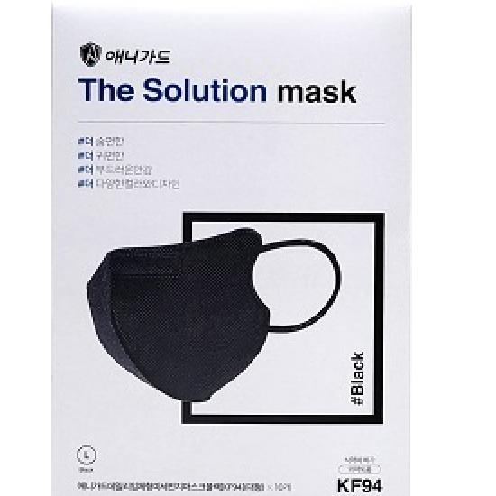 ANYGUARD The Solution Mask KF94 Saeburi Large 10 листов Выберите 1 (Белый/Бежевый/Черный/Розовый/Серый)