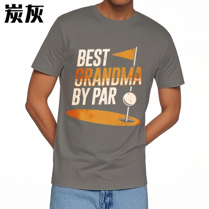 Breathable Tee Solid Color Unisex short sleeve tshirt Cotton Best Grandma By Par Golf Design Classic Unisex tees Classic Tshirt