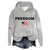 Women's Hooded Long Sleeve Printed Flannel Top Hooded Sweatshirt