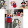 Fafunny Big Mouth Woven Crossbody Bag With Fabric Material For Street Fashion