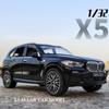 Игрушечная модель легкосплавного автомобиля BMW X5 в масштабе 1/32 со светом и звуком, идеальный подарок для детей, коллекционная гоночная реплика