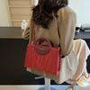 Red Bag Women's Autumn Premium Texture Portable Wedding Bag Shoulder Messenger Bag Wedding Bride Bag