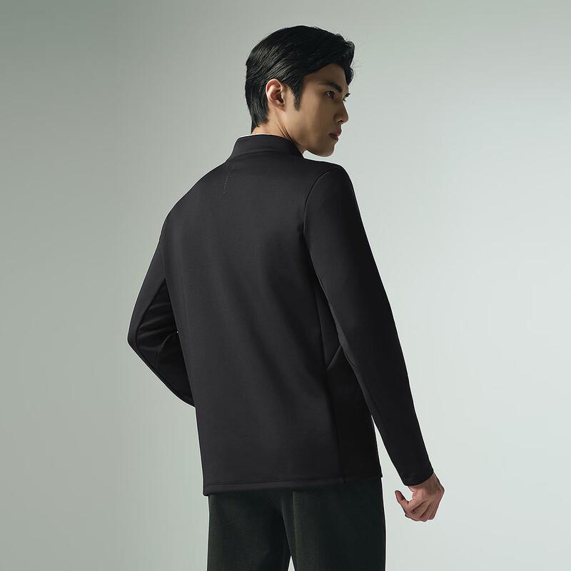 Lilang Men's Half-Zip Business Casual Long-Sleeve T-Shirt