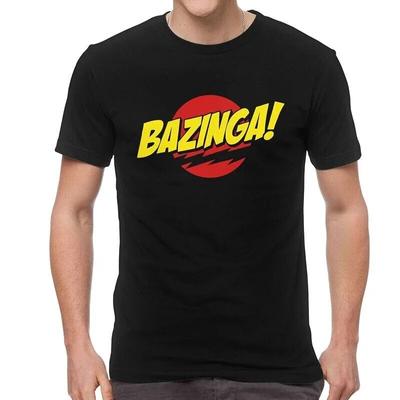 Футболки «Теория большого взрыва», мужские новые топы, футболка Bazinga Sheldon Cooper Geek TBBT, уникальная футболка