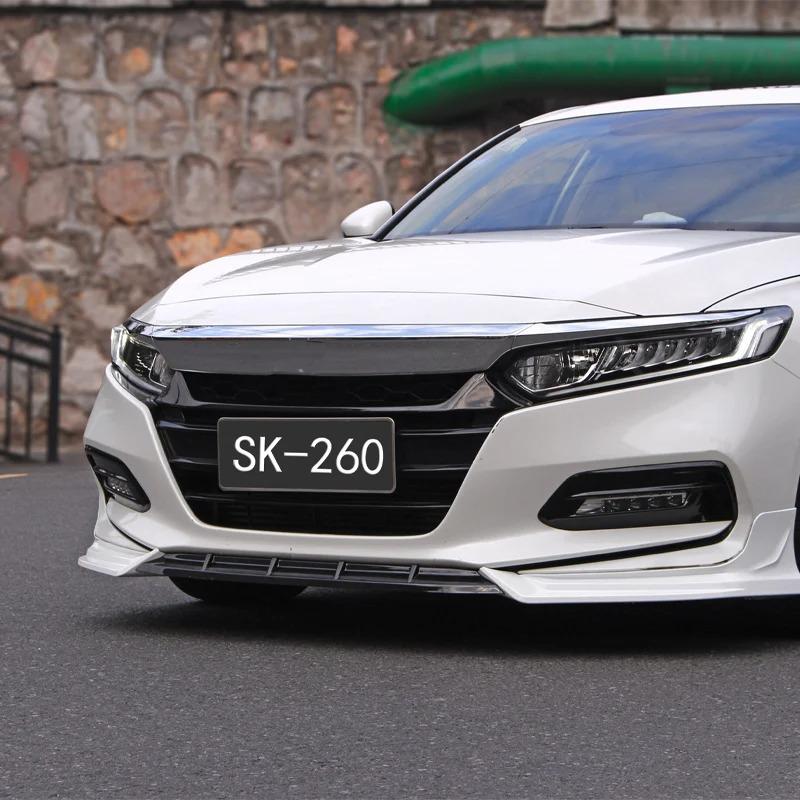 Совместимо с Accord Десятого поколения 2018-2021: Передний спойлер Модифицированный бампер Комплект кузова из 3 частей.