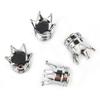 Crown Tyre Tire Valve Stems Air Cover Car Truck Wheel Rim Dust Cap