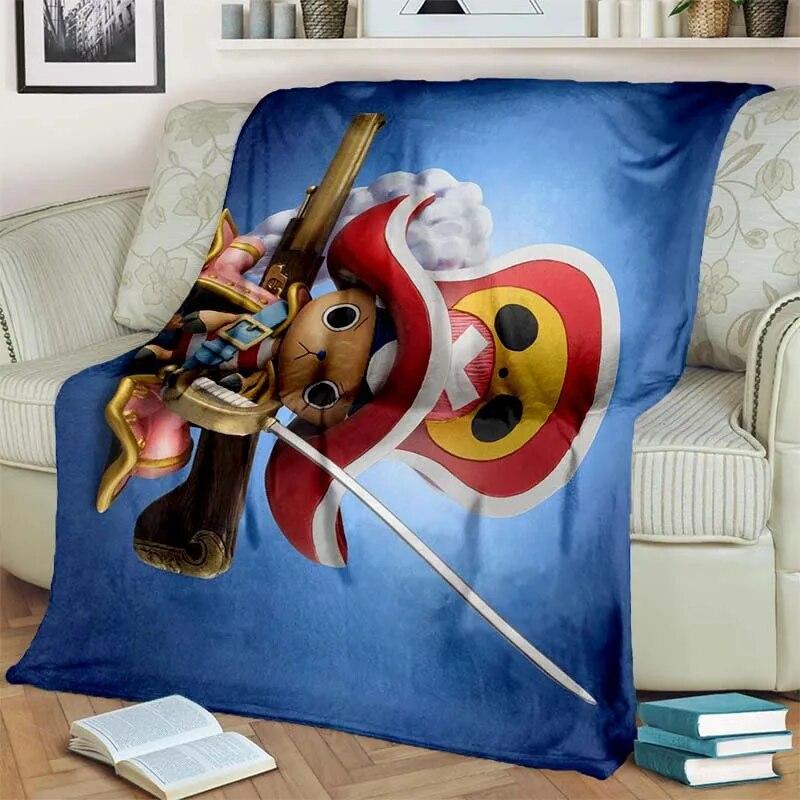 Цельное легкое фланелевое одеяло из японского аниме, универсальное одеяло для праздничного подарка, теплые и мягкие одеяла на все сезоны