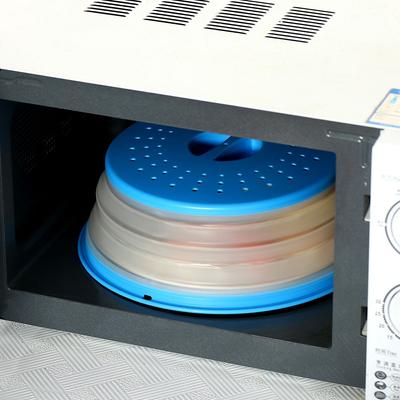 Многоцветный складной защитный чехол для микроволновой печи с защитой от брызг, силикон без бисфенола А для пищевого пластика