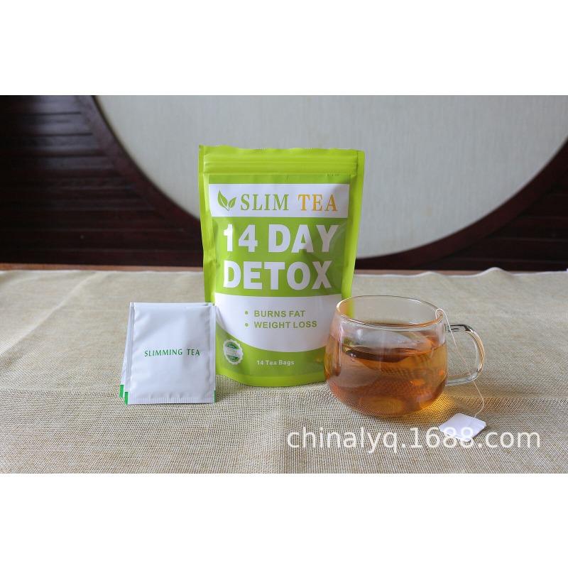 3 г * 14 пакетиков, натуральный тонкий чай, 14-дневный травяной чай для детоксикации и похудения