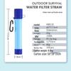 Portable Outdoor Camping Water Purifier Straw for Emergency Survival and Direct Drinking